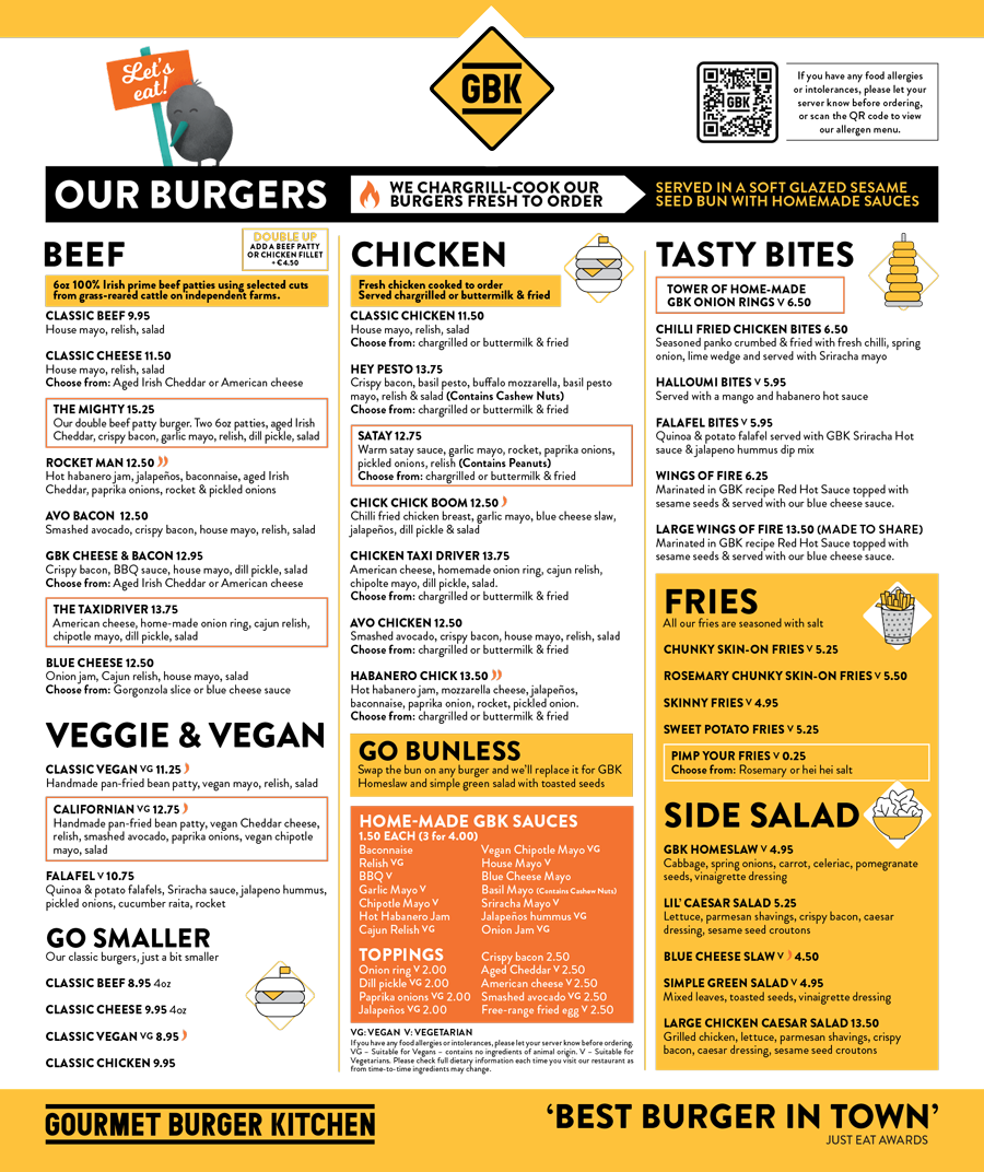 GBK Menu 2023